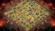 Layout for Centralized Eagle Artillery base (Image via Supercell)